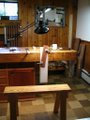 Setup for Cutting Dovetail Tails From Across the Room
